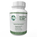 Ground Level Restful Sleep Formel med Advanced Sleep Blend, Industry Leading 200mg Magnesium og L- Theanin for voksne Plus Melatonin, Kamille, Lemon Balm, Passionflower, og Valerian Root