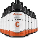 Liposomal C-vitamin 2000mg Væske til voksne, Høj Absorption VIT C, Maksimere C-vitamin, God for immunsystem & antioxidant, 60ML (10 flasker)