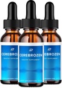 Cerebrozen Tinnitus Ear Drops - Cerebrozen 24, Cerebrozen Liquid Drops, Cerebrozen Anmeldelser, Cerebrozen Drops til Ear Relief (3 Pack - 180 ML)