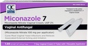 Quality Choice Miconazole Nitrate 2% 7 Day Vaginal Antifungal Cream, 1.59 Ounces (45g)