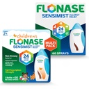 Flonase Følsomhed Allergi Relief Nasal Spray til voksne og børn - 120 sprays i alt (2 flasker med 60 sprays hver)