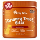 Zeress Paws Cranberry supplement til hunde - Blogen Kontrol for hunde - Urinvejssupport - Cranberry Chews med D-Mannose, B6-vitamin & L-arginin - Immunum & Gut Support - Bacon - 90 Greve