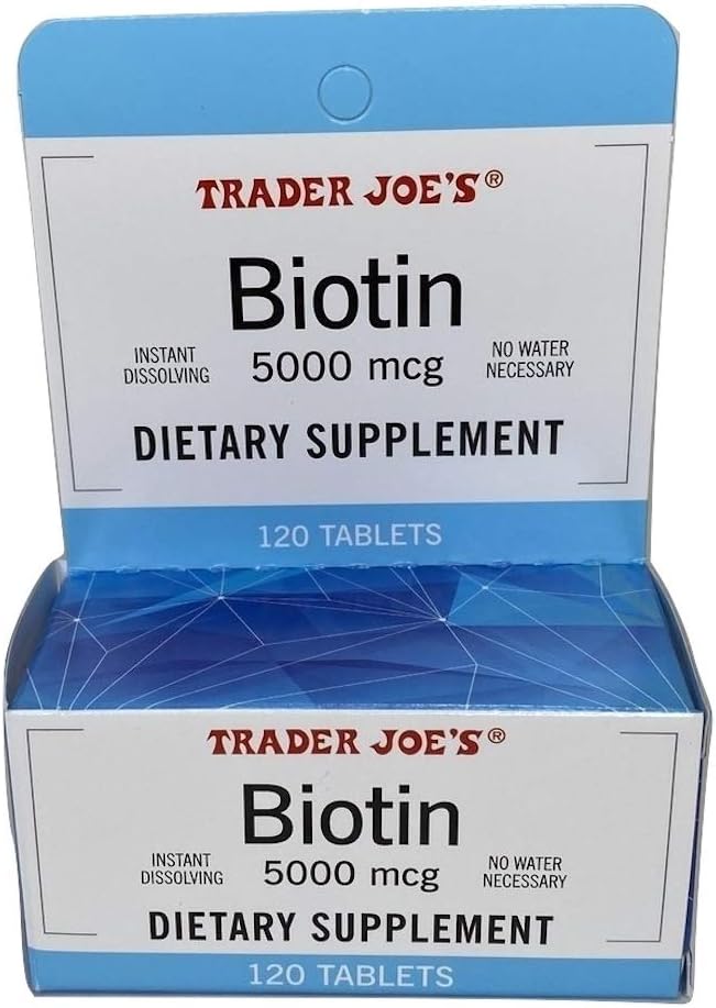 Trader Joes biotin 5000 mcg Kosttilskud