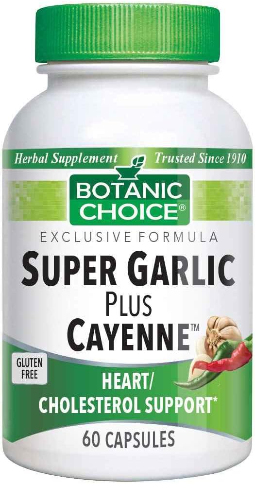 Botanic Choice Super hvidløg Plus Cayenne, 60 kapsler