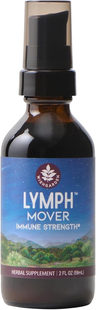 WishGarden Herbs Lymph Mover immunstyrke - Natural Herbal Lymporous Drainage og Lymporous Cleanse supplement med Echinacea for immunforsvar, Understøtter sund Lymporative System funktion, 2oz