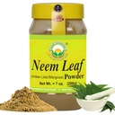 BASIC AYURVEDA Neem Leaf Powder 7.05 Oz (200g) Note 124; Pure & Natural Herbal Supplement for Hud, Hår & Wellness