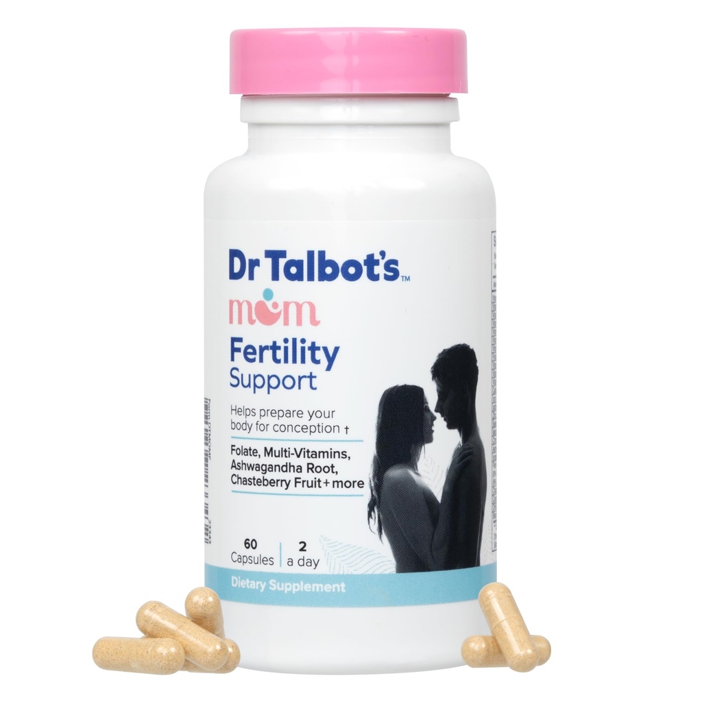 Dr. Talbots mor Fertility Support Multi- Vitaminer - Aids Ovulation og Preparation Body for Conception - 60 kapsler