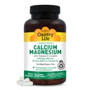 Country Life Target- Mins Calcium Magnesium med vitamin D- complex, 1000mg / 500mg / 10mcg, 240 Vegankapsler, Certificeret Gluten Free, Certificeret Vegan, Verificeret Non- GMO Verificeret