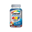 Centrum MultiGummies Gummy Multivitamin til kvinder 50 Plus, Med vitamin D3, B6 og B12, Multivitamin / Multimineral Supplement - 90 Tæl