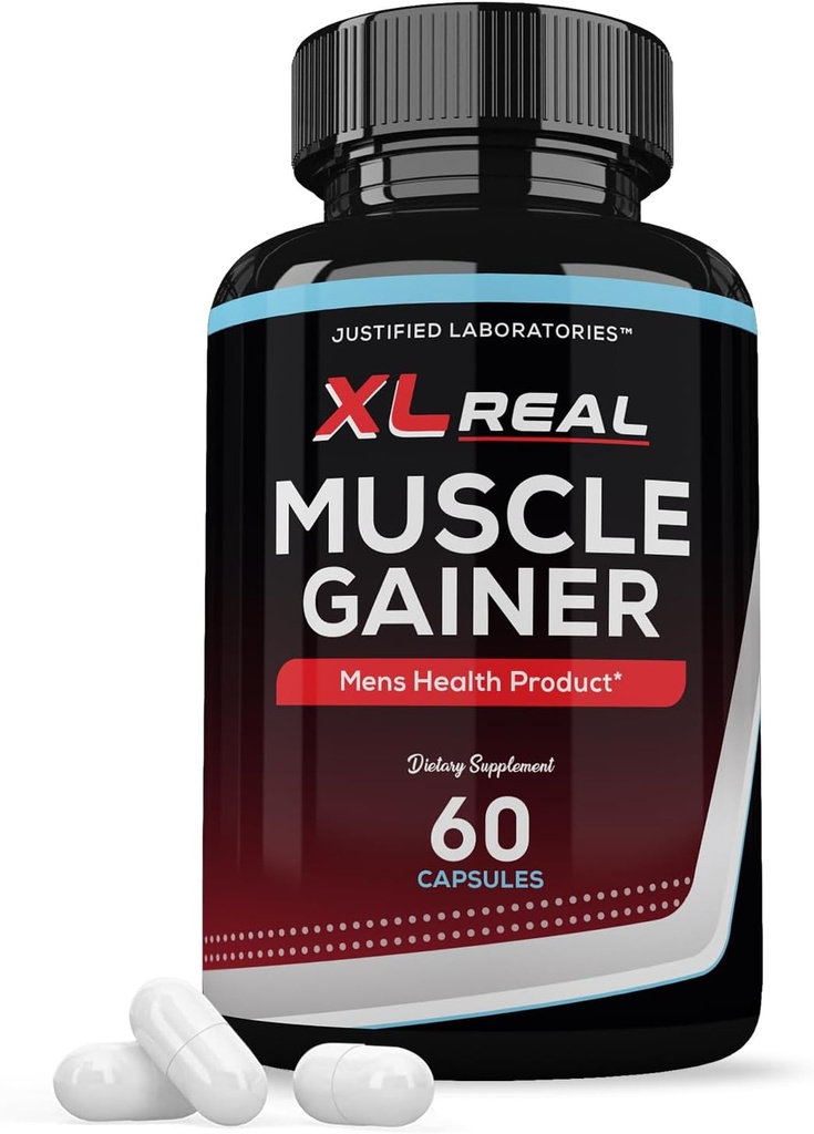XL Real Muscle Gainer Avancerede mænds Heath Formel 60 kapsler