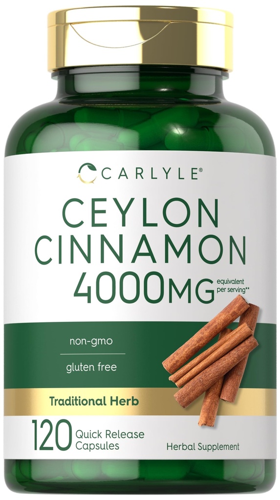 Carlyle Ceylon Cinnamon Kapsler 4000 mg