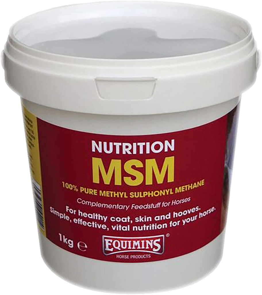 MSM (methylsulfonylmethan), equimin, hesteernæring, joints & soundness, 1,0 kg