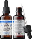 Chicory Tincture Extract, Organic Chicory (Cichorium Intybus) Tørret rod for tab af Appetite, lever og gallablære, non-GMO i Cold- Pressed Organic Vegetabilsk Glycerin 2 oz (60 ml), 700 mg