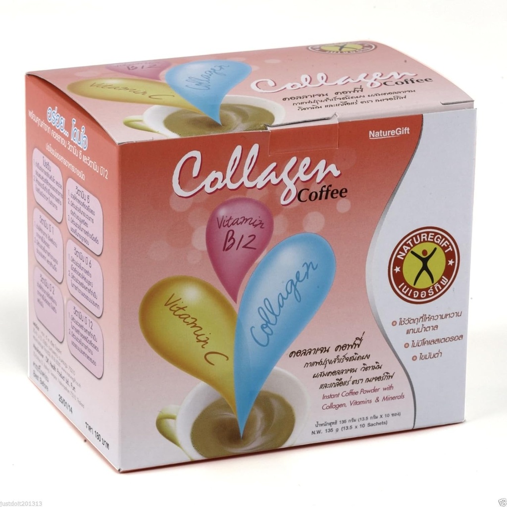 Naturegift Med collagen vitaminer & mineraler Instant Coffee Powder