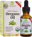 Oregano Oil Organic Liquid Drops - 100% Pure & Ufortyndet - USDA- Certified Organic (1 oz) 75% Carvacrol - dyrket i Spanien - immunsupporttillæg med olie af Oregano.