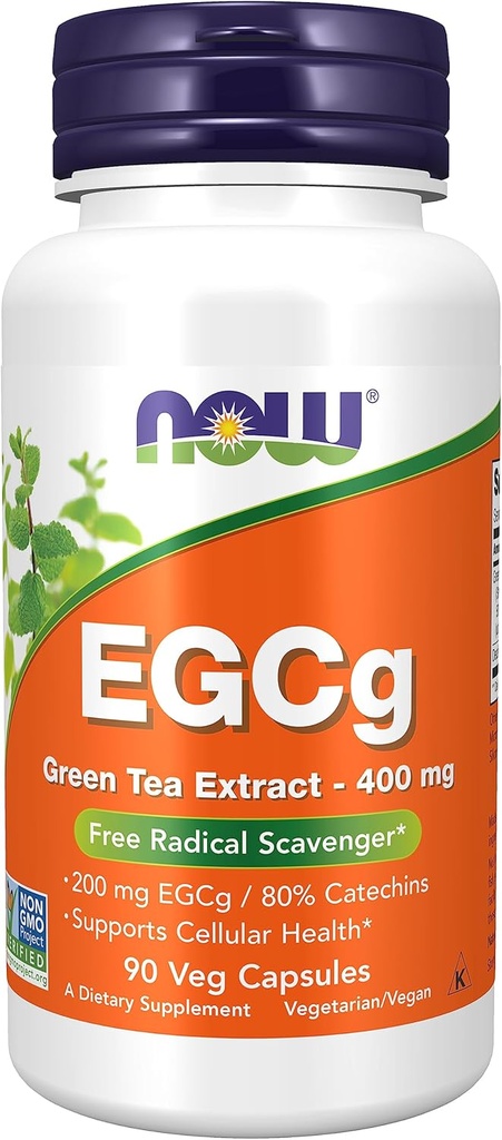 Nu Kosttilskud, EGCg Green Tea Extract 400 mg, Gratis Radikal Scavenger *, 90 Veg kapsler