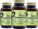 SUNBIOTICS Tummy Tabs - Chewable Probiotiske og Prebiotiske Tablets med 18 Millioner CFU 'er på 4 Probiotiske Strops til God Gut Flora, immunsystem, & Balanceret Microbiome - Vanilla, (Pack of 3)