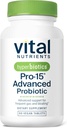 Hyperbiotika Vital Nutrients Pro- 15 Advanced Probiotika til kvinder og mænd