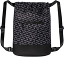 Flex Cinch Løbegang Gym taske til kvinder med Grafisk Design • 124; Holdbar Lightweight Gym Cinch tasker • 124; Great for Gym taske, Rejser, og Overnatninger • 124; Sort / hvid - Vær dig selv