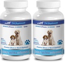 Coat Health Dog Treats - Dog Ultra Vitamins - Minerals - Essential NUTRIENTS - Premium and Natural - Dog Calcium Phosphorus - 2 Bottles (180 Chews)