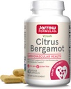 Jarrow Formulas Citrus Bergamot 500 mg - 60 Servering (Veggie Caps) - Antioxidant Support for cardiovaskulær & Metabolic Health - Kosttilskud - Gluten Free - Brug QH- Absorb