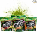 Opportuniteas Matcha Detox Tea Powder - Økologisk gurkemeje Matcha Green Tea, Nyre Detox, og Økologisk lever Detox Bundle