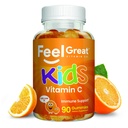 Kids Vitamin C Gummies Chewable for Immunity Defense