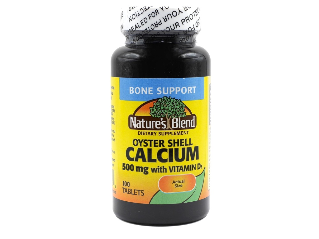 Oyster Shell Calcium med D3 100 Tabs