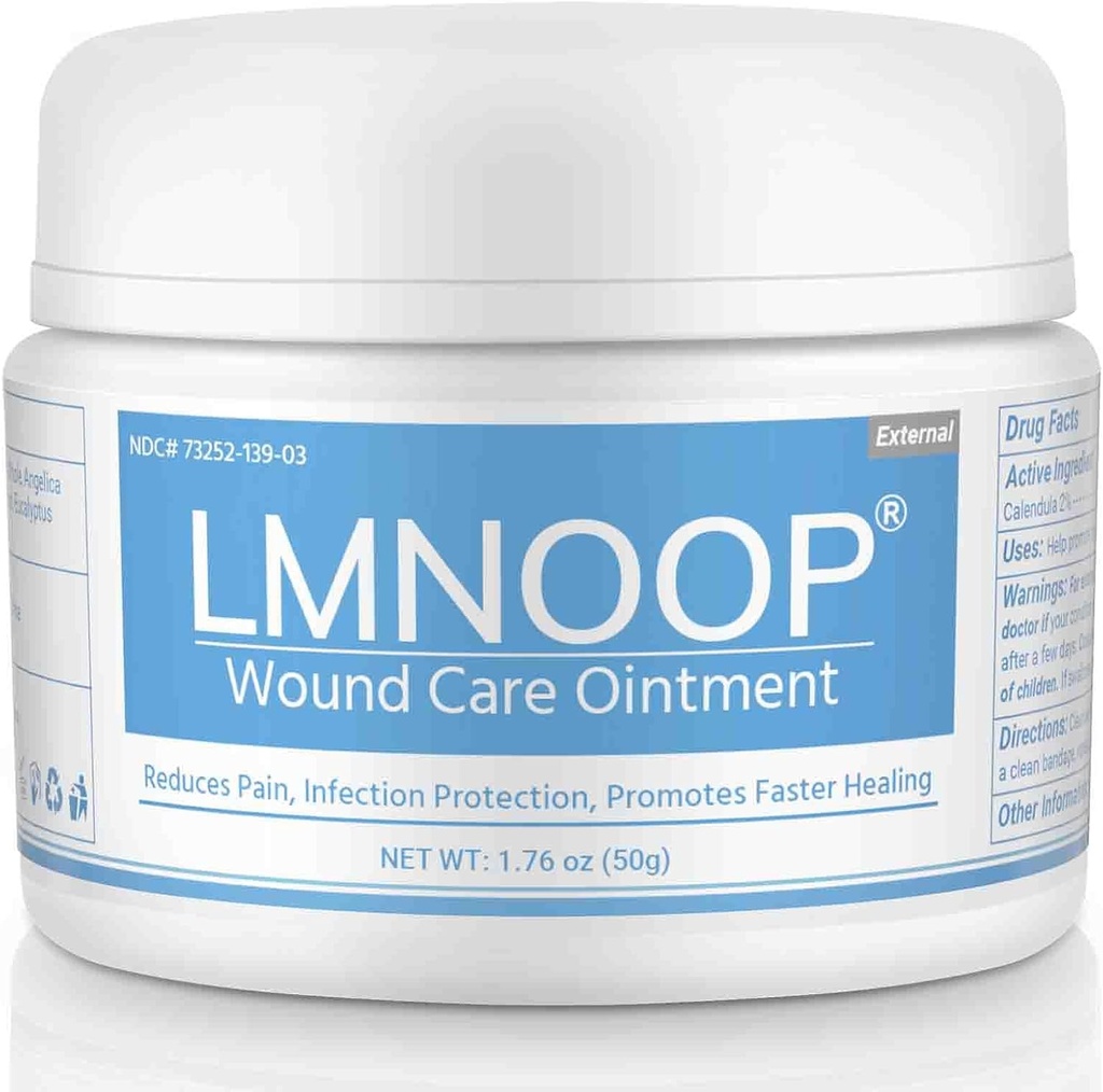LMNOOP® Bed Sore Ointment, Wound Healing Cream Skin Repair Treatment Infection Protection First Aid Ointment for Bedsores & Pressure Sores Diabetic Venous Foot & Leg Ulcer Burns Cuts