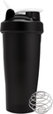 Protein Shaker Flaske til Gym - Pre Workout Protein Drink Shaker Cup 20 Fl oz, Opvaskemaskine Safe, BPA & Phthalate gratis Shaker Flaske Blender, Gym Shaker til Protein Shaker - Sort eller hvid (tilfældig farve)