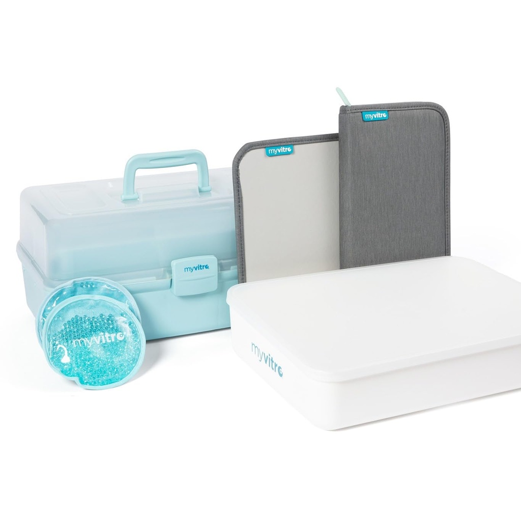 Essential IVF Support Kit fra MyVitro- 124; Great IVF gave 124; 6 produkter Det er IVF skal haves 124; hvid farve
