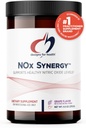 Design for sundhed NOx Synergy - Drink Mix pulver til støtte sunde nitrogenoxid niveauer - L- Arginin, Creatin, L- Citrulin + mere - Pre Workout - Grape Flavor (30 Servere / 270g)