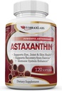 Astaxanthin 10mg Supplement / Bedste Pure Antioxidant fra Mikroalger, Hjælper Skin Care & Eye, Arthritic Joints, Sund Aldring, Boosting Energy, 120 Non- GMO Softgels - Premium Astaxanthin Kosttilskud