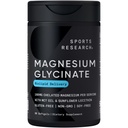 Sports Research ® Magnesium Glycinat - understøtter restaurativ søvn & enzymatiske processer - 160 mg chelateret Magnesium - flydende softgel - 60 greve