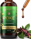 Poke Root Extract – Pure Lymphatic Drainage Drops - Immune Support Supplements & Detox Formula - Muscle Relaxer & Support for Athletes - Made in the USA - 2 oz