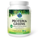 Hele Jorden og havet fra naturlige faktorer, Økologisk gæret protein & Grønne, Vegansk hel kosttilskud, Unflavored, 1 LB 9 Oz