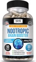 Kaya Naturals - Nootrop Brain Booster - for hukommelse og fokus - Brain Support Supplement - Fokus & Koncentration & Læring Nøjagtighed - Kognitiv funktion - 60 Greve