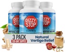 Vertigo Relief Produkt & Non-Drowsy Motion Sygdom piller: Kvalme og svimmelhed, Ginger & Grape Seed Formel, Indre Øre Balance, bil, Cruise & Travel Essential, Mavestøtte (80 Greve - pakke af 3)