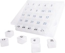 30 Dag Pill Organizer, Bærbar Pill Squeeze at åbne, Stor én gang om dagen for rejser, Månedlig for vitaminer, medicin, Kosttilskud (Clear)