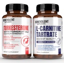 Turkesterone 8. 000mg [Højeste renhed] + Premium L- Carnitin Tartrate Supplement - Høj Absorption Supplement med Tongkat Ali - Øg Stamina, Lean Muscle Growth, Support Metabolisme & Natural Ener