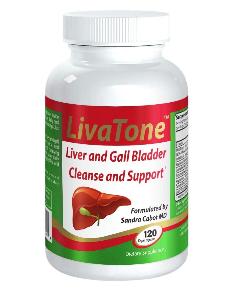 Liver and Gallbladder Cleanse – Dr. Formulated Liver Cleanse and Detox Pills, Milk Thistle & Antioxidants (120 Capsules)