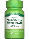 Nature 's Truth Ultra Chrom Picolinate 1000mcg- 124; 90 Tabletter - 124; Vegan, Non- GMO & Gluten Free Supplement