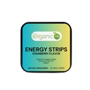 Energistrips - Praktisk Daglig Energiforbedring, Understøtter Vitality og Fokus, Forfriskende Tranebær Flavor, Easy- to- Use, Kosttilskud, 30 Oral Strips