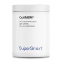 Supersmart OptiMSM (Patenteret og højrenhedsformel) - Methyl- Sulfonyl- Methan MSM Pulver Supplements124; Vegan & Gluten Free - 200 g