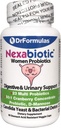 DrFormulas Probiotika til kvinder • 124; Nexabiotiske Probiotika til støtte for graviditet, Mor & Baby bedst brugt med prænatale vitaminer & postnatale multivitaminer
