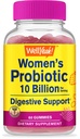 WellYeah Probiotika til kvinder Gummies - 10 Millioner CFU - til fordøjelsesstøtte, Gut sundhed, og feminine sundhed støtte - naturlige souced flavors - Vegan, Forsinket Release Dame Probiotic - 60 Gummies