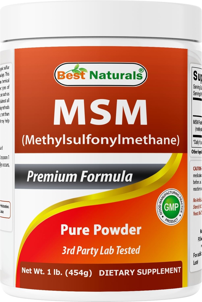 Bedste Naturals 100% Pure MSM Powder, 1Lb