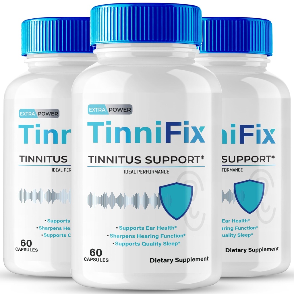 Tinnifix Tinnitus Relief til Ringeører Kapsler - Avanceret hørelse Supplement Support Formula Pills, Tinnifix Pills Opretholde sund hørelse, Alle naturlige øre sundhed, Tinni Fix anmeldelser (3 Pack)