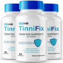 Tinnifix Tinnitus Relief til Ringeører Kapsler - Avanceret hørelse Supplement Support Formula Pills, Tinnifix Pills Opretholde sund hørelse, Alle naturlige øre sundhed, Tinni Fix anmeldelser (3 Pack)