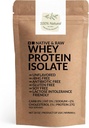 Native & Raw Whey Protein Isolate, Unflavored, 0procent Carb, Low CholesterolNatrium, rBGH Free, Antibiotisk fri, Gluten Free, Soy Free, God for Keto, Paleo, og Lactose Intolerance, 20 Oz